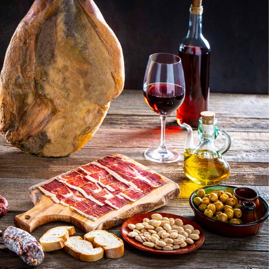 Jamones de Teruel • Casa Conejos • Comprar Jamones Ibéricos • Cebo